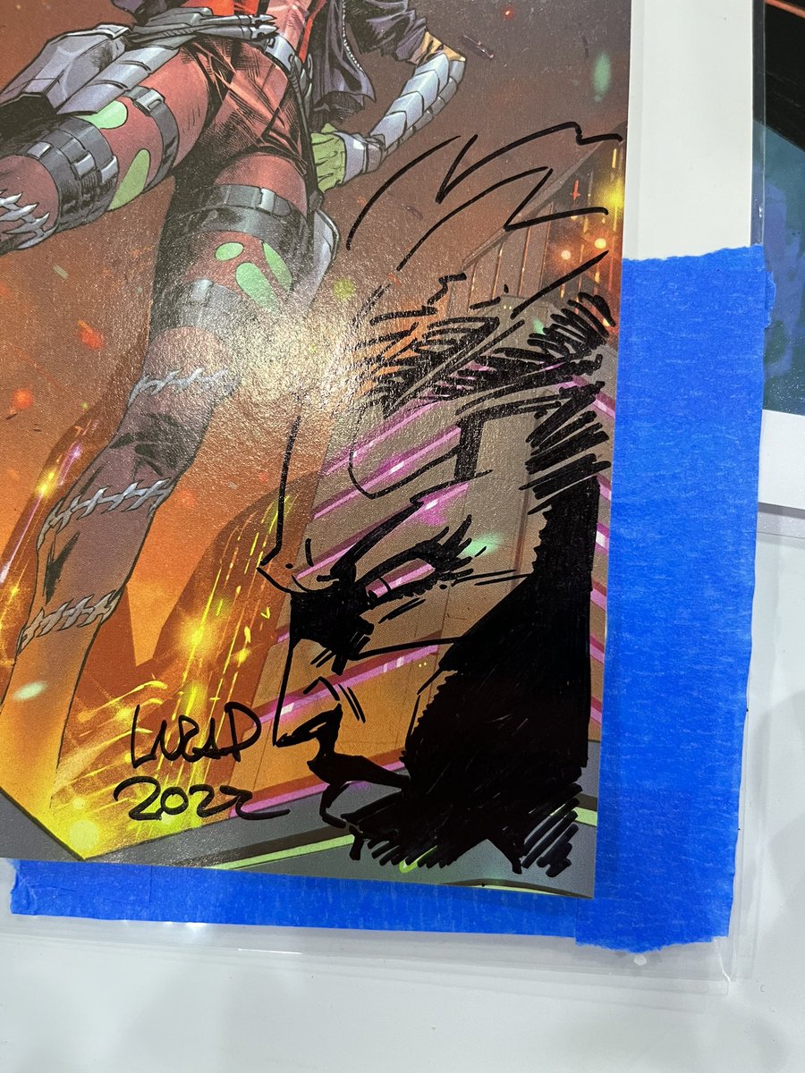 lukapiz's tweet photo. Fist (quick) remark sketch of the show, and NYCC 2022 is officially ON! Come and say hi, table D-34
#sketch #starwars #marvel #devalompop #NYCC #NYCC2022 https://t.co/LXBv1wuhEj