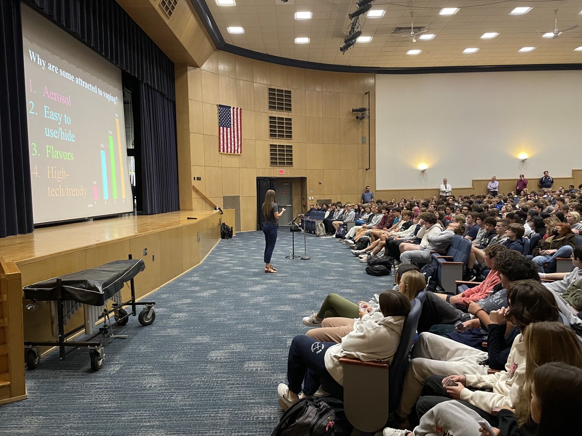 Thank you Brynes Health Education for the presentation this morning on the epidemic of teen vaping.  Let's take the conversation further and say no to vaping given all of the risks &amp; dangers.   Clear lungs, clear minds,... we owe it to ourselves to stay informed and stay healthy!