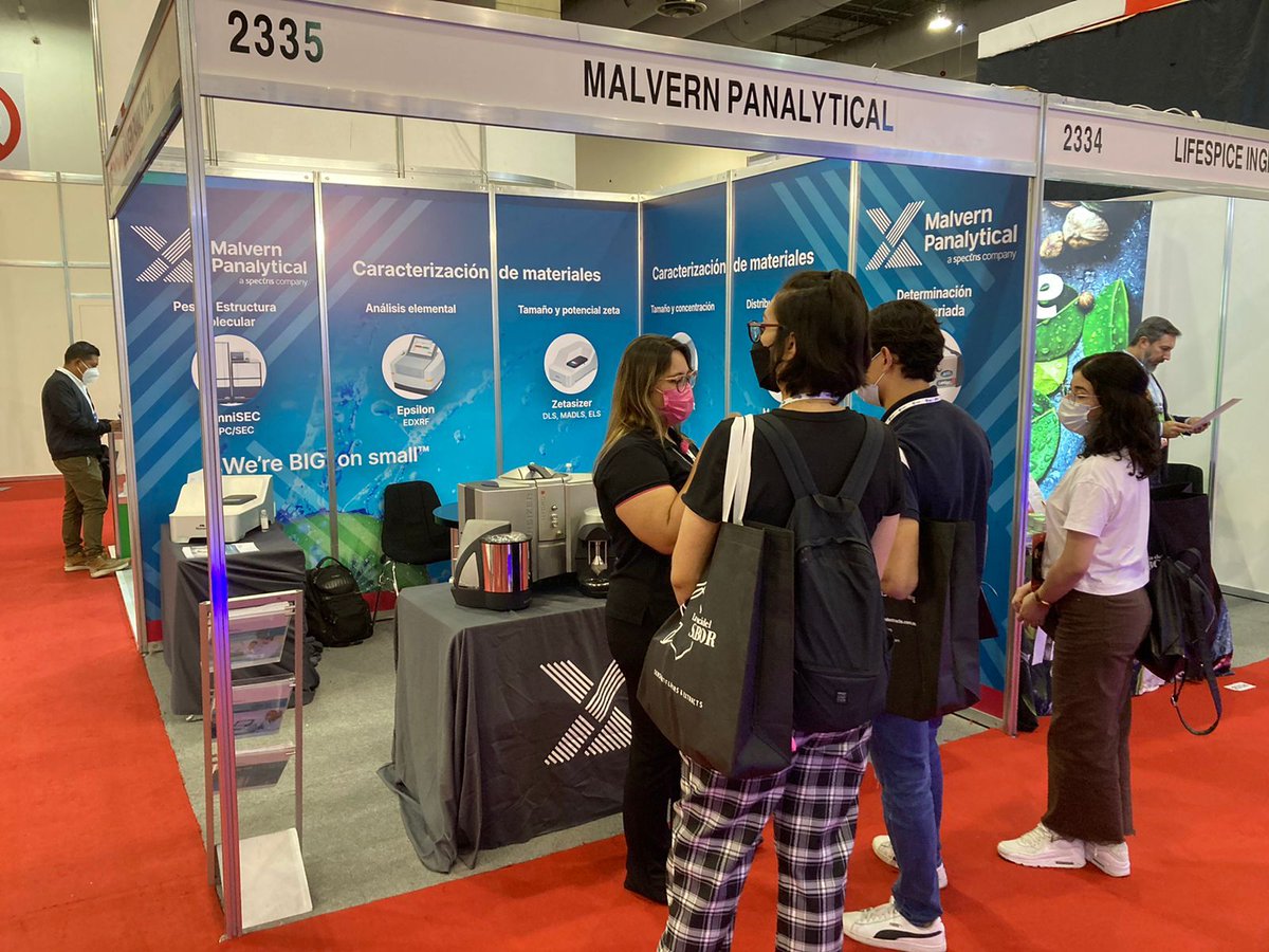 newsfrom_MP's tweet photo. Last week we participated in the Food Tech Summit, an event leader in the food and beverages Industry in Mexico City. Thanks to all our clients who came to say hi! #WeAreBigOnSmall #FoodTechSummit #Event #FTS2022 #ZetaSizer #MS3000 #MX #MalvernPanalytical https://t.co/5OZvuIaDsL
