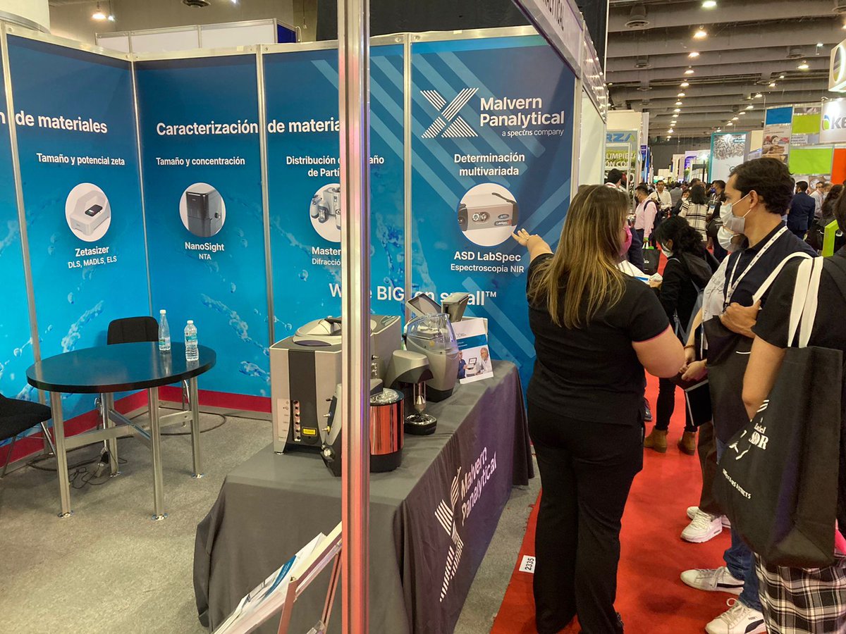 newsfrom_MP's tweet photo. Last week we participated in the Food Tech Summit, an event leader in the food and beverages Industry in Mexico City. Thanks to all our clients who came to say hi! #WeAreBigOnSmall #FoodTechSummit #Event #FTS2022 #ZetaSizer #MS3000 #MX #MalvernPanalytical https://t.co/5OZvuIaDsL