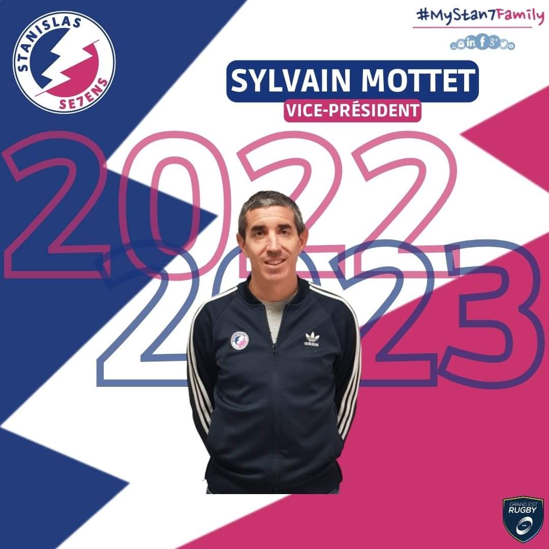 MyStan7Family's tweet photo. [ANNONCE] 7️⃣🏉

MyStan7Family est heureux de vous présenter le staff de notre association pour la saison 2022-2023 ! 👈

Sylvain Mottet Vice-président de l'association 💪 https://t.co/wyH8zZvpyZ