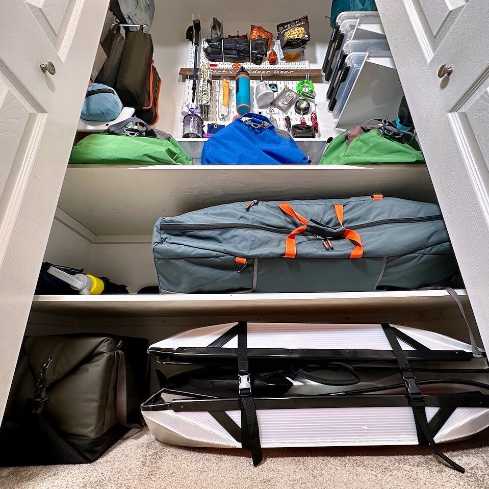 mdprojects2's tweet photo. Just made an outdoor gear closet! It holds my two @orukayak, camping, hike, and cooking gear! Check out the full video on #youtube #trylearnshare https://t.co/dcXrbxYY36 https://t.co/vVrWlarq4y
