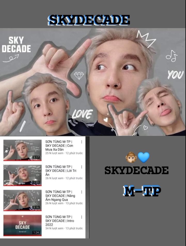 hyn_65's tweet photo. MƯỜI NĂM MỘT CHẶNG ĐƯỜNG 
HÀNH TRÌNH M-TP ĐẦY CẢM XÚC 

@sontungmtp777
#10yearsMTPDebutDay #SonTungMTP
#SKYDECADE https://t.co/YA3sTP0yHs