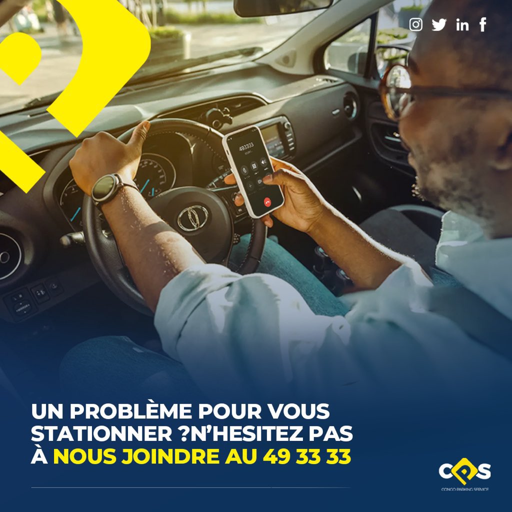 CongoParking's tweet photo. CPS met à votre disposition un service Call Center pour répondre à tous vos problèmes liés au stationnement 

#CongoParkingService #CallCenter #Parking https://t.co/WEzhgJwjzU