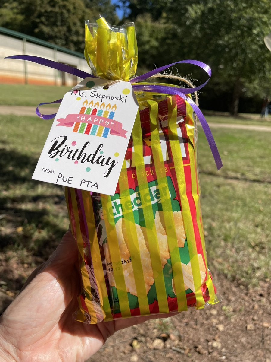 Thank you <a href="/PUEPTA/">Pleasant Union Elementary School PTA</a> for the birthday treat. You’re the best!