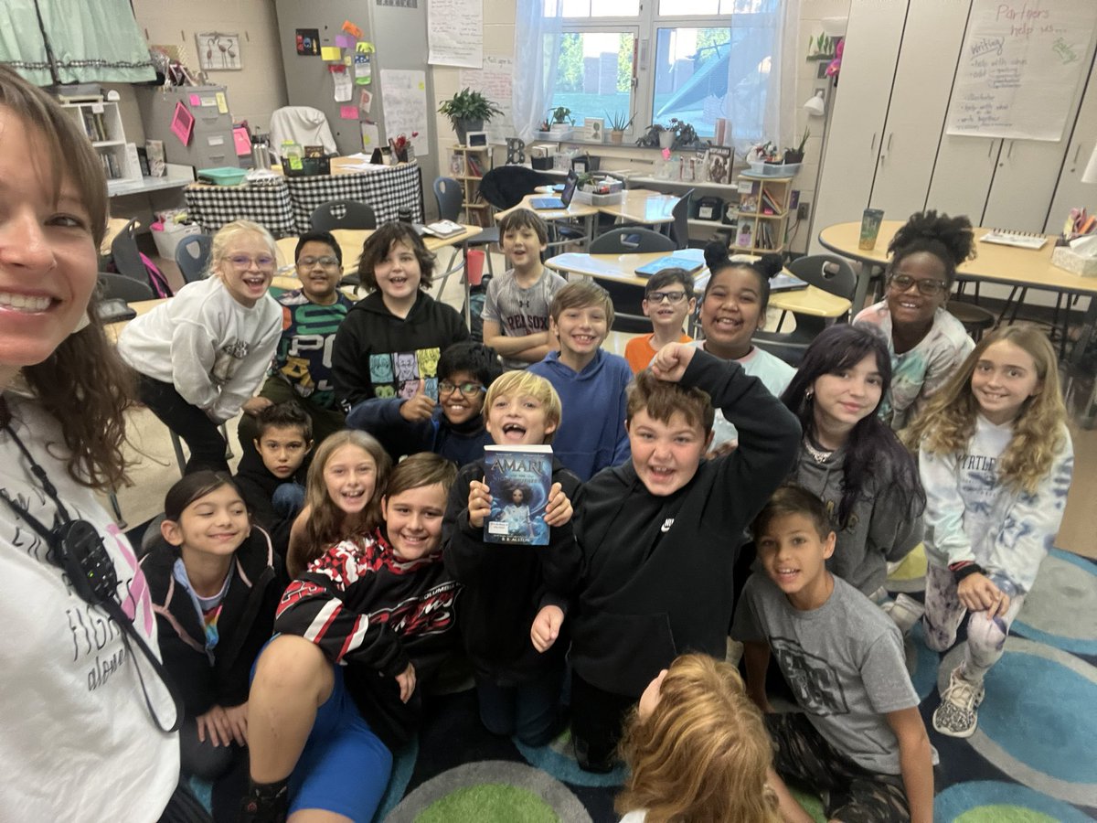 We got our book <a href="/bb_alston/">B.B. Alston</a> ! It was a literal scramble to see who would get to read it first.