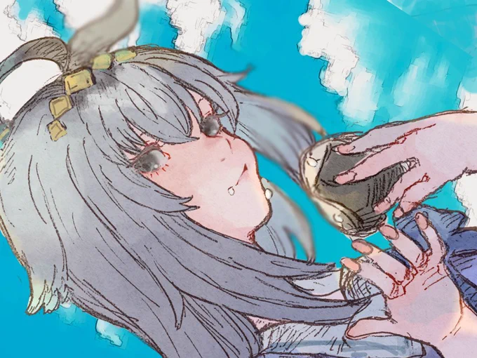 #あなたのあお色の作品を見せてください 