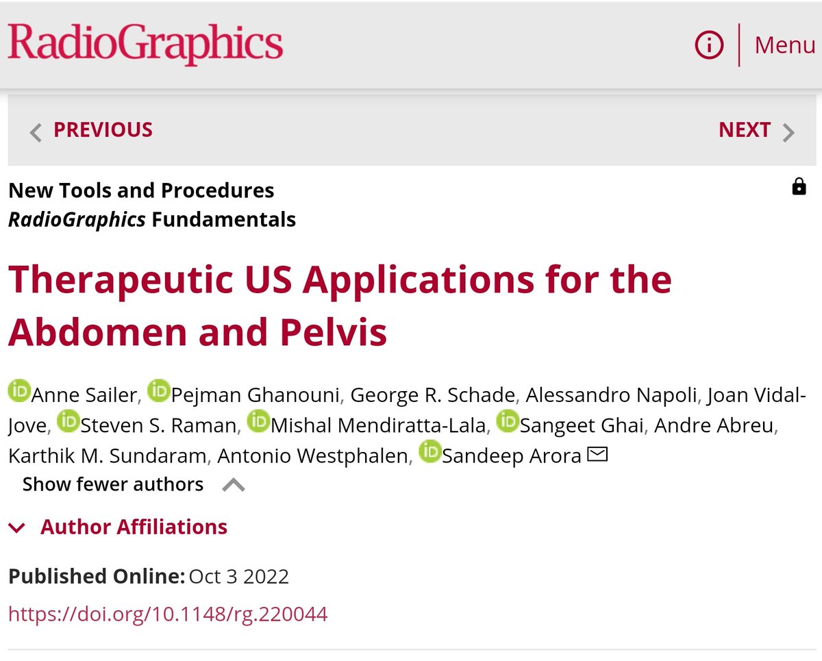 Sandeep Arora (@letddiceflyhigh) on Twitter photo Therapeutic US Applications for Abdomen/Pelvis pubs.rsna.org/doi/10.1148/rg⦠Please read this multimedia rich publication led by <a href="/anne_sailer/">Anne Sailer, MD</a> & an international team. Thnx <a href="/RadG_Editor/">RadioGraphics_Editor</a> <a href="/cookyscan1/">Cooky Menias</a> <a href="/RadioGraphics/">RadioGraphics</a> for guiding our vision to fruitition. <a href="/YaleRadiology/">Yale Department of Radiology & Biomedical Imaging</a> <a href="/Yale_IR/">Yale IR</a> <a href="/YaleRadRes/">Yale Radiology Residents</a> Therapeutic US Applications for Abdomen/Pelvis pubs.rsna.org/doi/10.1148/rg⦠Please read this multimedia rich publication led by <a href="/anne_sailer/">Anne Sailer, MD</a> & an international team. Thnx <a href="/RadG_Editor/">RadioGraphics_Editor</a> <a href="/cookyscan1/">Cooky Menias</a> <a href="/RadioGraphics/">RadioGraphics</a> for guiding our vision to fruitition. <a href="/YaleRadiology/">Yale Department of Radiology & Biomedical Imaging</a> <a href="/Yale_IR/">Yale IR</a> <a href="/YaleRadRes/">Yale Radiology Residents</a>