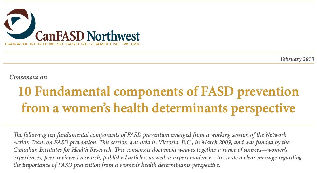 CanFASD's tweet photo. #FASDis preventable when women and girls have the supports they need.
Learn more about the 10 components to FASD prevention: https://t.co/JhOJZdtWHO https://t.co/wz15p0nEbH