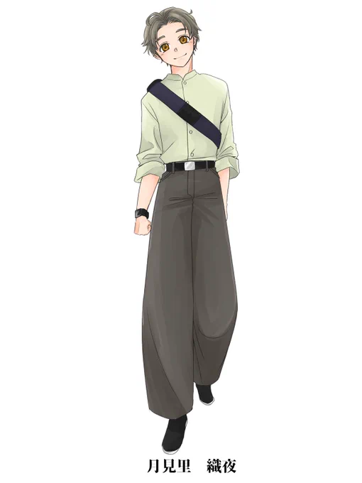  saiさんの絵柄だったら織夜がいいかな…!!蠢く足下というシナリオに連れていった子で、天真爛漫系ホラー小説家です 