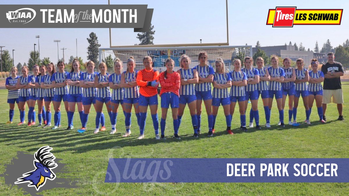 Congratulations to Deer Park Girls Soccer for being selected as a <a href="/LesSchwab/">Les Schwab Tires</a> Team of the Month for September

READ &amp; NOMINATE:  wiaa.com/teamofthemonth

#TOTM #wapride