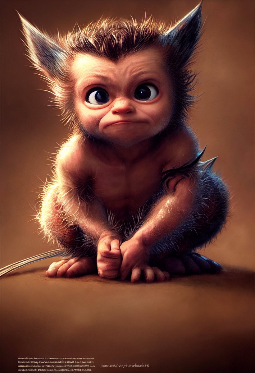 dan99ch's tweet photo. Baby Wolverine. 

#ActionFigure #wolverine #baby #Cartoon #Toy #cute #Portrait 
#aigenerated #aigeneratedart #midjourney_bot #PicOfTheDay #midjourney #ai #midjourneyart #midjourneyai #thisisart #creativevisuals #enter_imagination #artoftheday #aiart #midjourneyartwork #digitalart https://t.co/HicRfPVVkX