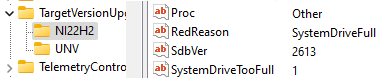 gruering's tweet photo. 408GB free space is not enough @WindowsUpdate?
Then you must be bringing a lot of news for #22H2...😉 #RedReason #SystemDriveFull https://t.co/SXLJHQqxeE