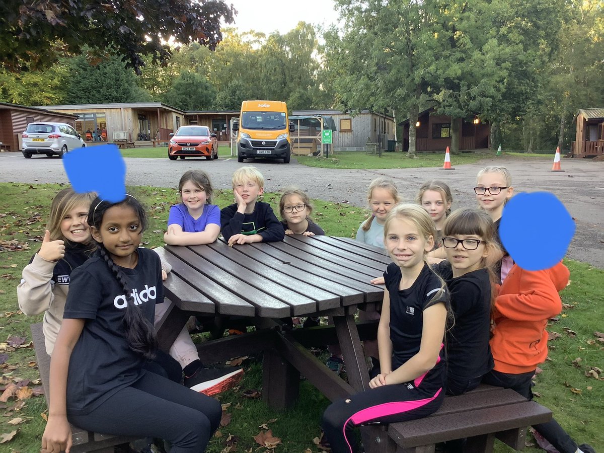 Ready for tea after a busy afternoon!