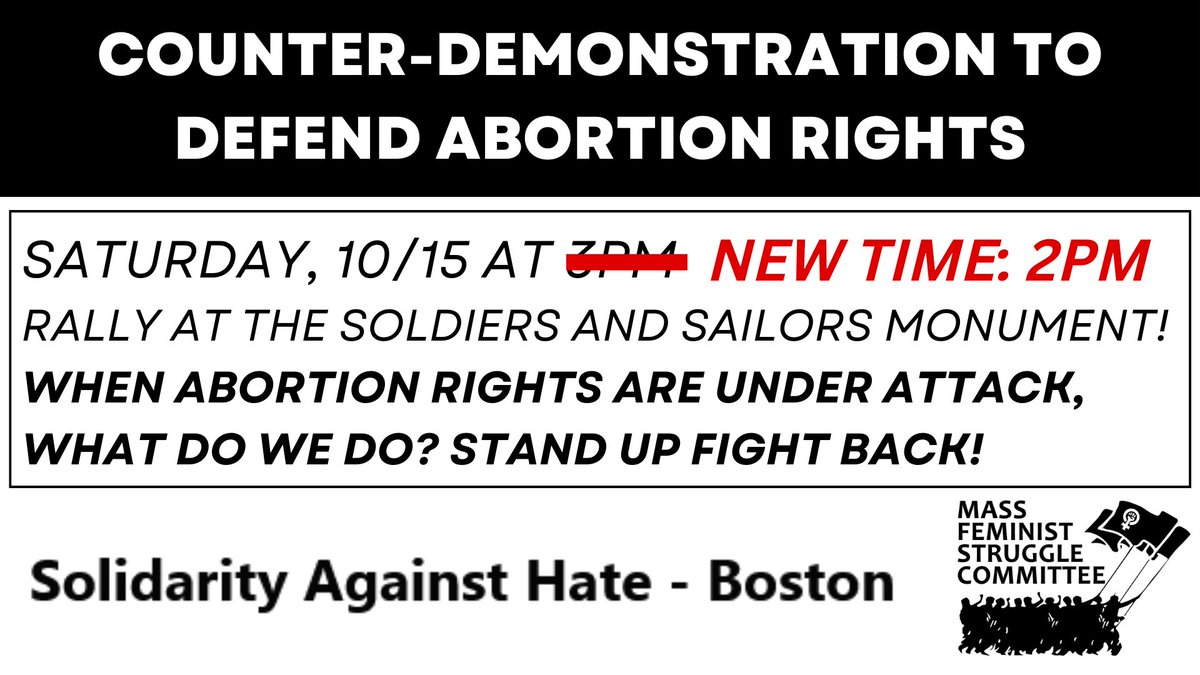 Update: Because of the announcement of the reactionary 'Men's March,' we're moving things forward, and will be assembling at 2pm instead of 3pm. (thread)