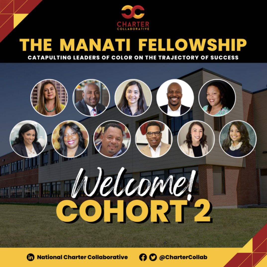 Join me in welcoming the new @chartercollab Manati Fellows! Over the next 18 months, these leaders will engage in conversations, deepen competencies, and experience learning in a way that will support professional development through a strength-building approach. #CLOCMatter