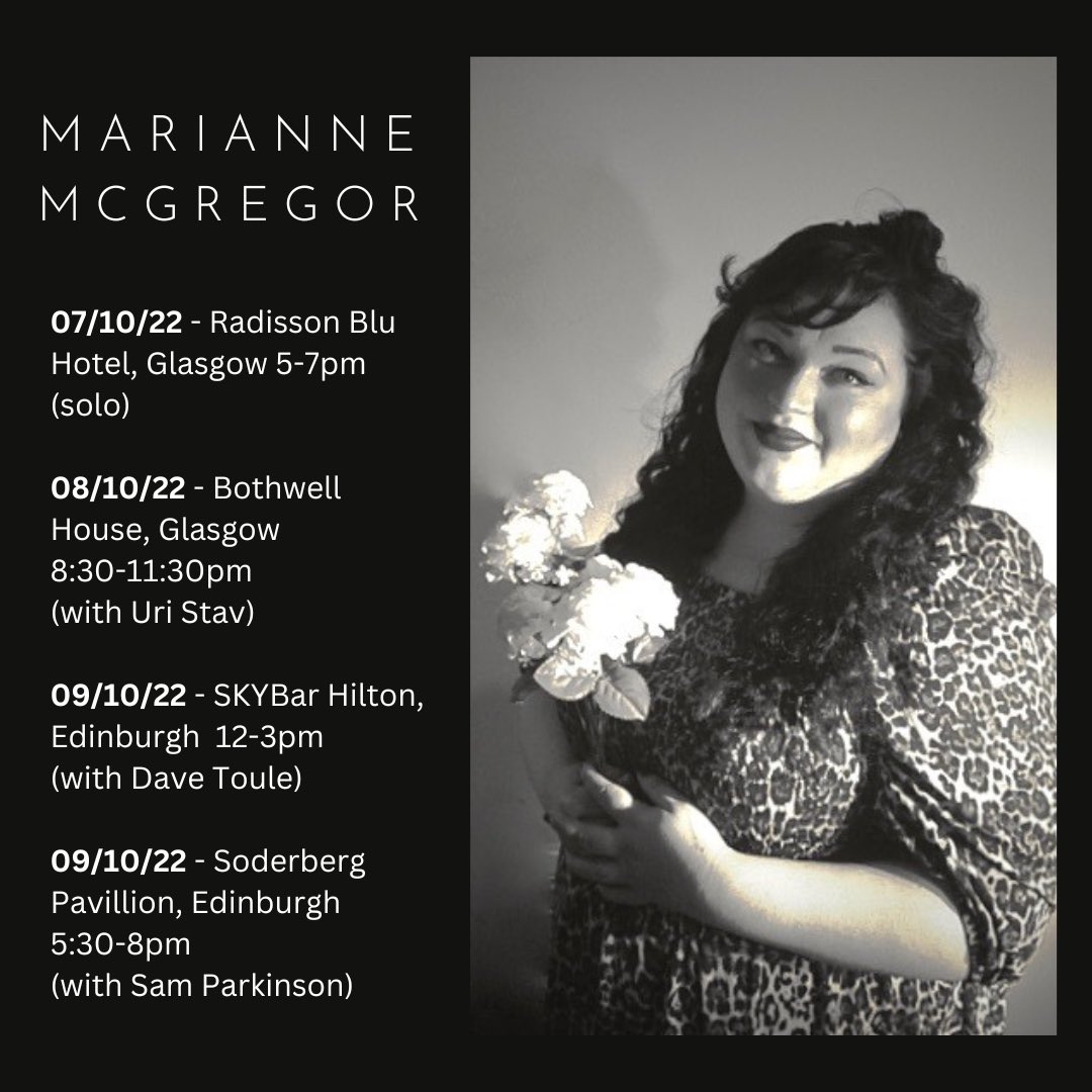 Buzzing around being a busy bee this weekend with 4 gigs ✨✨✨ Glasgow / Edinburgh