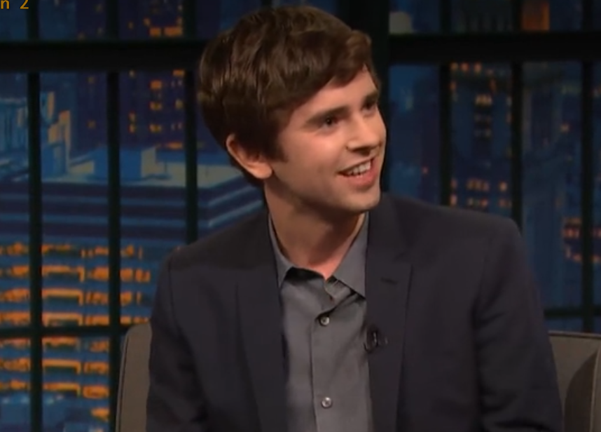 prayers4Bom's tweet photo. #FreddieFriday
#Interviews #AndTheCutestLittleDoctorEver
#WiredInterview
#SethMeyers
#FreddieHighmore https://t.co/7cZyEuxOdN