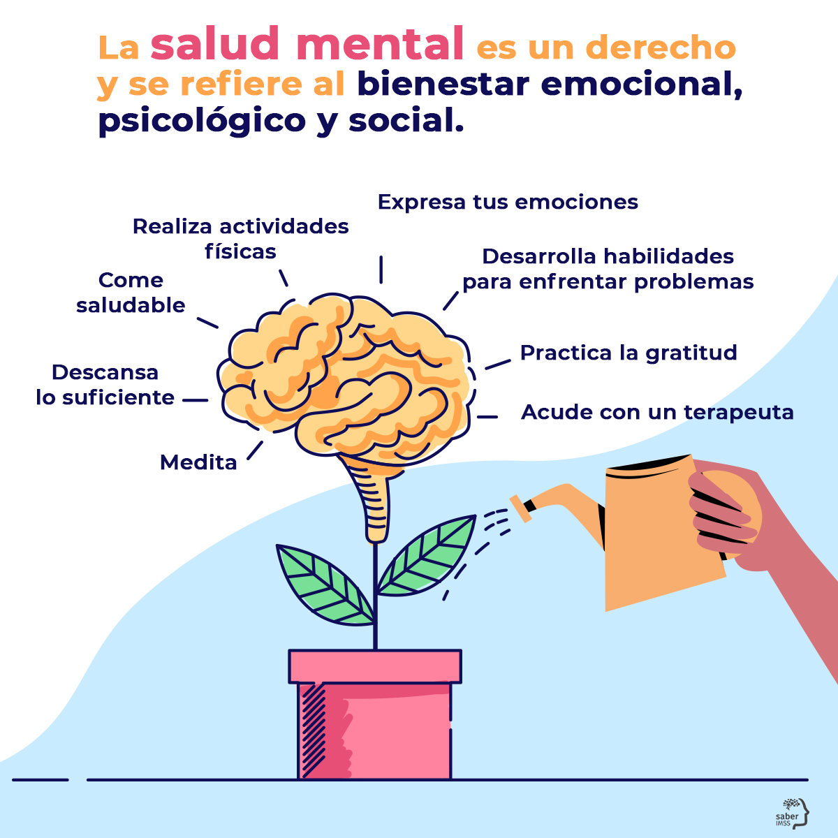 Saber_IMSS's tweet photo. Existen prejuicios sociales hacia las #EnfermedadesMentales como #depresión, #ansiedad e ideas suicidas. Sin embargo, hablar de lo que te afecta, ayuda a encontrar el tratamiento adecuado guiado por un profesional.
#ResidenteIMSS ¡Tu #SaludMental importa!
#CuidarnosIMSS https://t.co/tV0Dy0qOoo