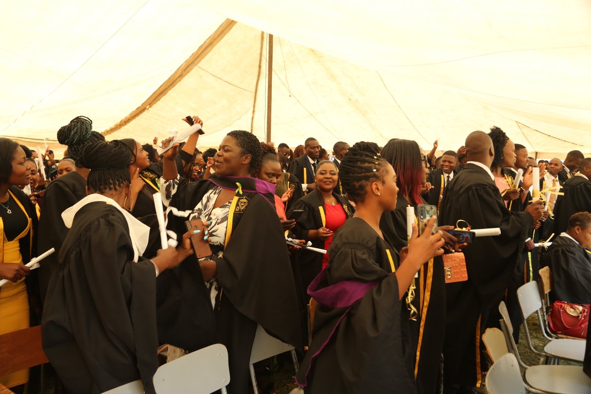 The graduation was running under the theme ''Heritage Based Human Capital Development for Innovative and Industrialised Communities.'' <a href="/KushPhikPoly/">Kushinga Phikelela Polytechnic 🇿🇼</a> <a href="/ZBCNewsonline/">ZBC News</a>