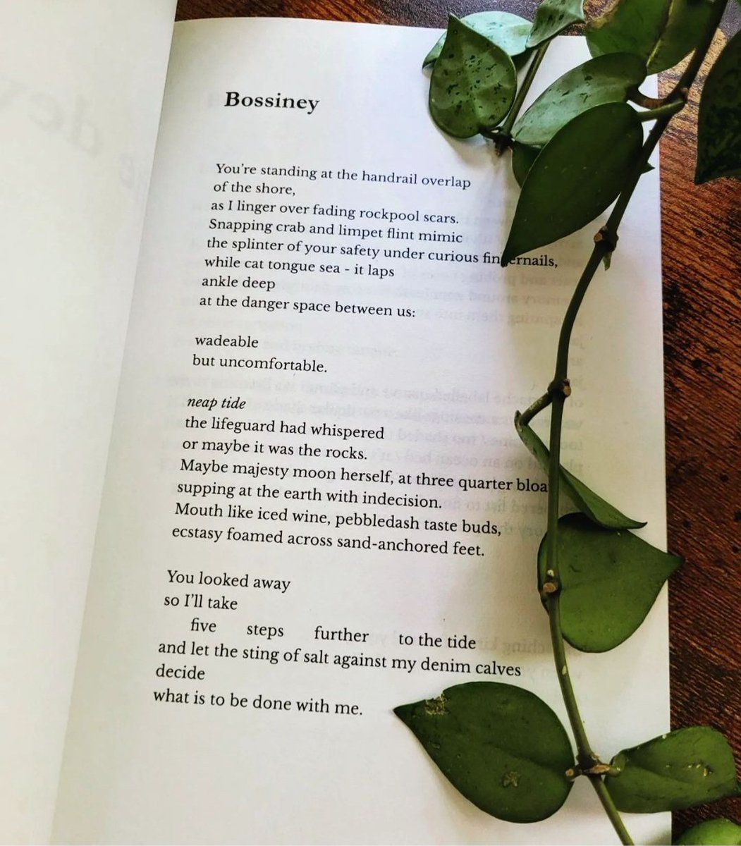 Happy #NationalPoetryDay everyone 💚 

Have a poem. I hope you like it. 

I also hope you've spent your day surrounded by the best words from your best people, and that whatever you're doing with your poetry day it's a good'un 📖