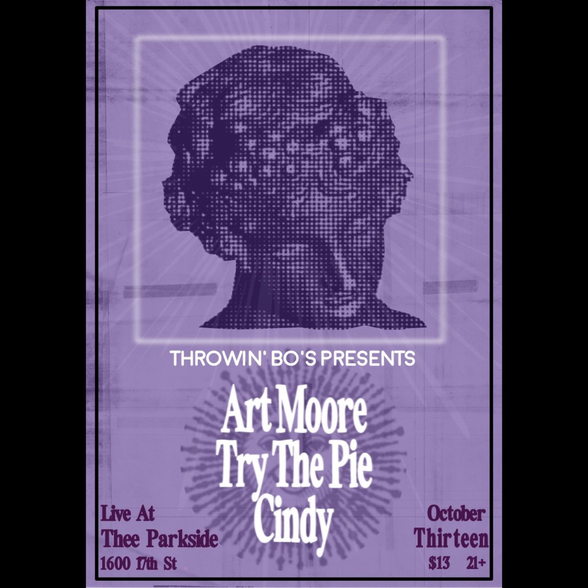 10/12 LA <a href="/ZebulonLA/">ZebulonLA</a> 10/13 SF <a href="/theeparkside/">Thee Parkside</a>