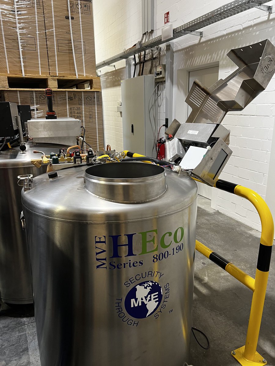 Descubriendo las novedades de #mve en Alemania #criopreservacion