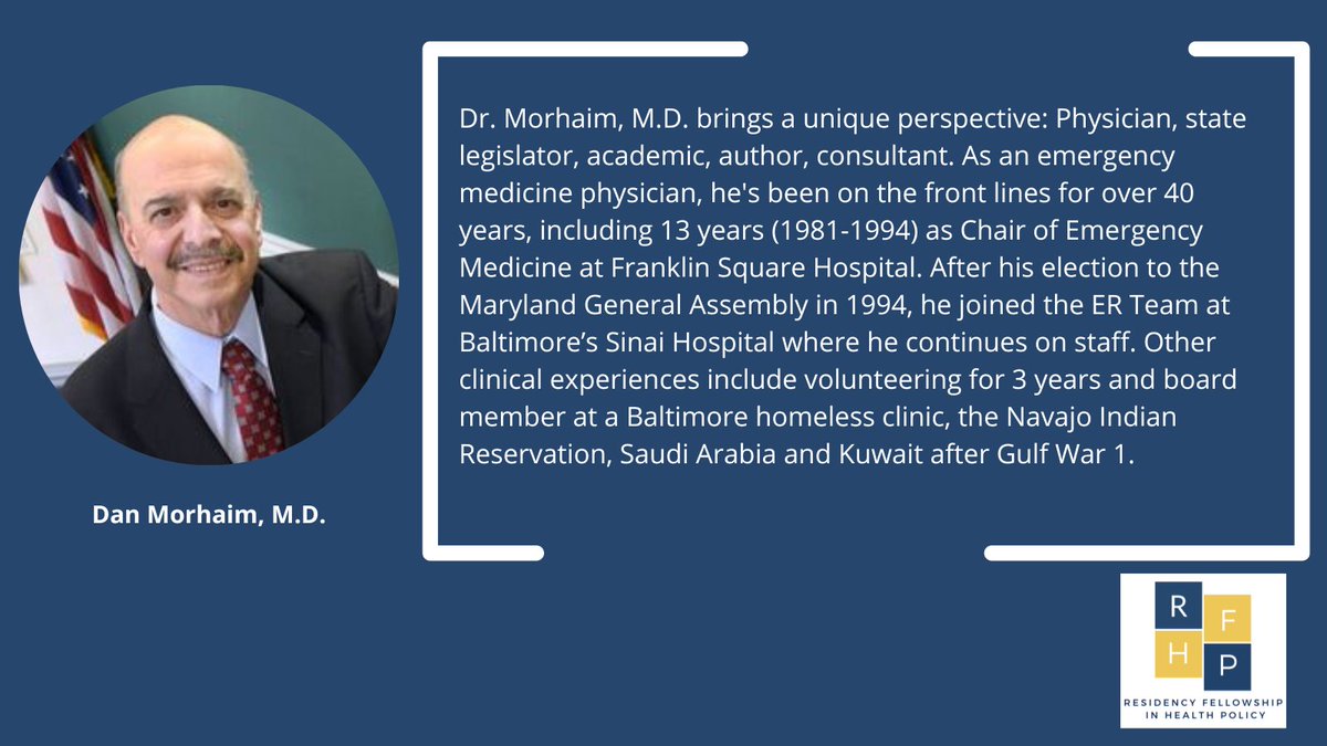 RFHP_GW's tweet photo. Presenting " The Opioid Crisis: How we got here and what can be done",  and "Advance Care Medical Planning " Dan Morhaim is a Physician, author, and former member of Maryland's House of Delegates.
#RFHP2022
https://t.co/0BVn4KVR3f………… https://t.co/L48z3OSHp4