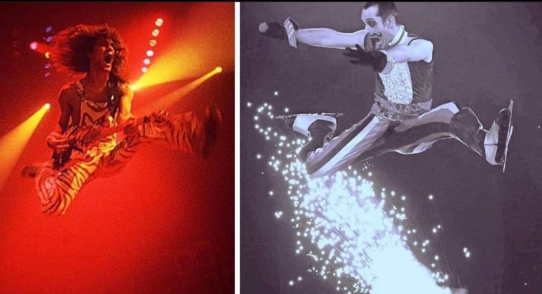 MotorheadRyan's tweet photo. #RIPEddieVanHalen ... inspiring me always since 1984. Still jumping on ice up and over performers. Miss you Ed. 2 years. 💖 #vanhalen4ever https://t.co/GXVCpxSrC7