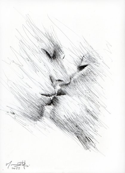 maurizio_74's tweet photo. Essential by Maurizio Puglisi - ink pen,ballpoint pen on paper https://t.co/CN41uuQHbH via @artfinder @maurizio_74 #kisses #pendancer #kiss #bacio #scribbles #minimalism https://t.co/HIkXH1OwwX