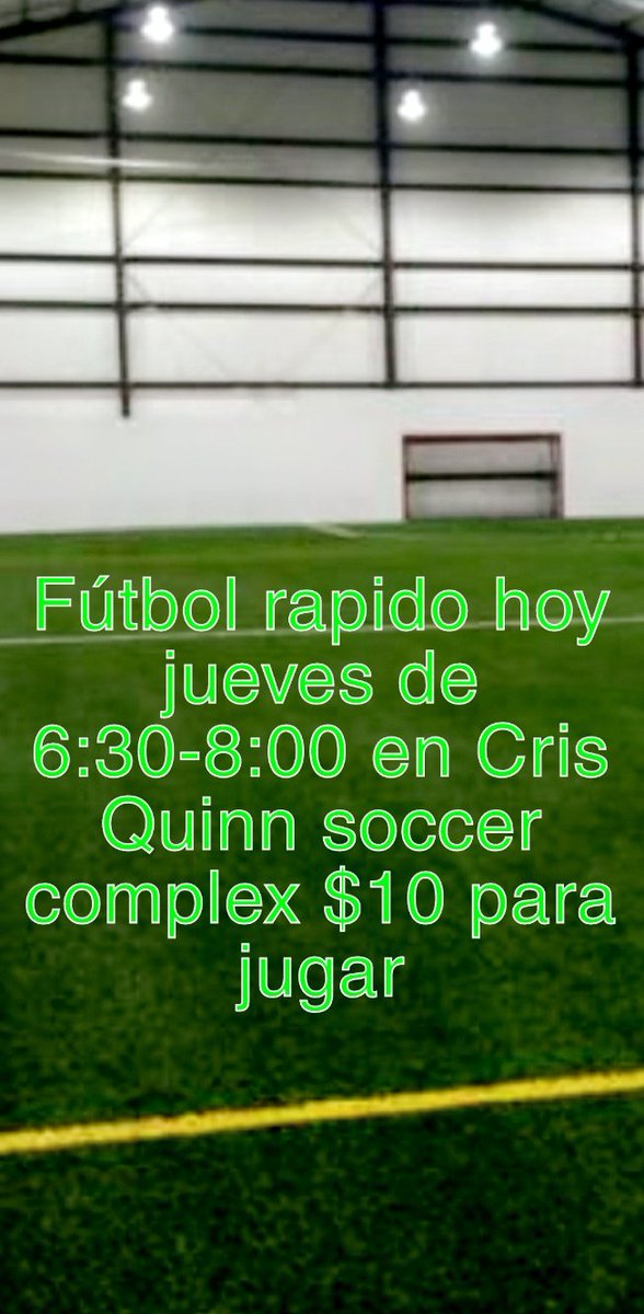 JAnGeLGOL's tweet photo. Indoor soccer today Thursday 6:30 to 8:00 at Cris Quinn in Beaumont https://t.co/0F4bLRXTwh