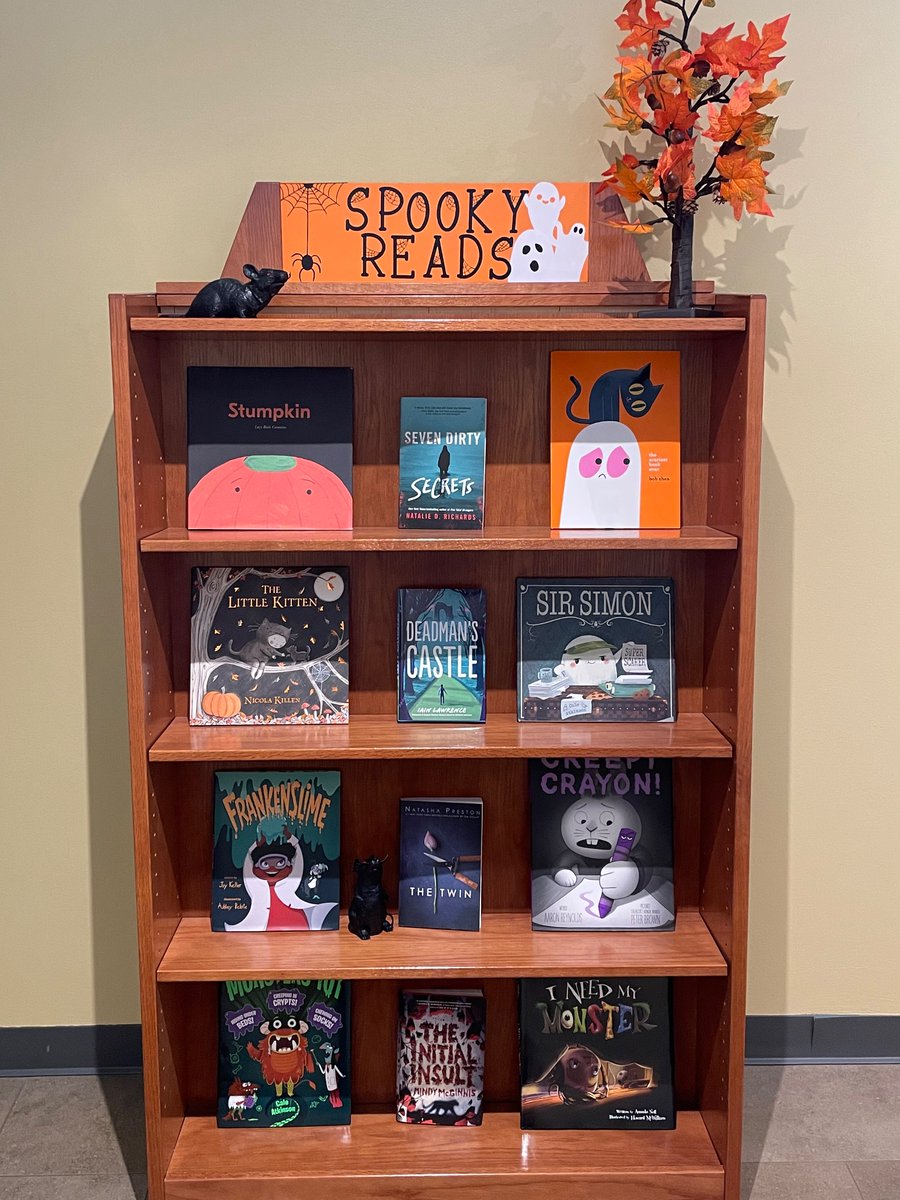 A few of our favorite spooky reads! What titles would you add to this shelf? #OctoberReading #BookLove