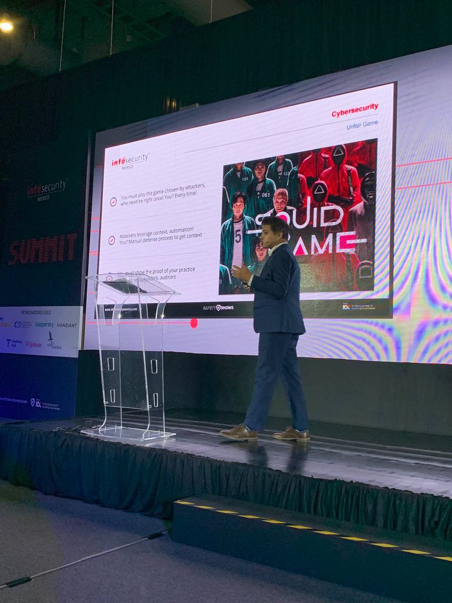 Infosecuritymx's tweet photo. Shailesh Athalye👏🏼
Senior Vice President of Product Management, Qualys. 🔐💻
Ponencia: Qualys - Manage &amp; Reduce Cyber Security Risk Rapidly through integrated security &amp; automation. 🌐

#infosecurity #InfosecurityMX #InfosecurityMexico #Ciberseguridad #CentroCitibanamex https://t.co/S48jDOF2ks