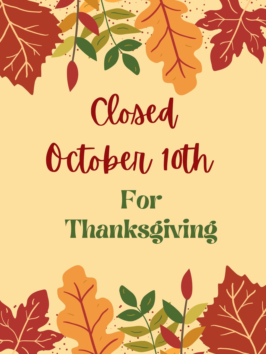 TheCedarShop's tweet photo. We are Closed Monday October 10th
Next weeks hours
Monday: Closed 
Tuesday-Friday: 7am-5pm
Saturday: 8am-4:30pm https://t.co/XKHR3NuXOs
