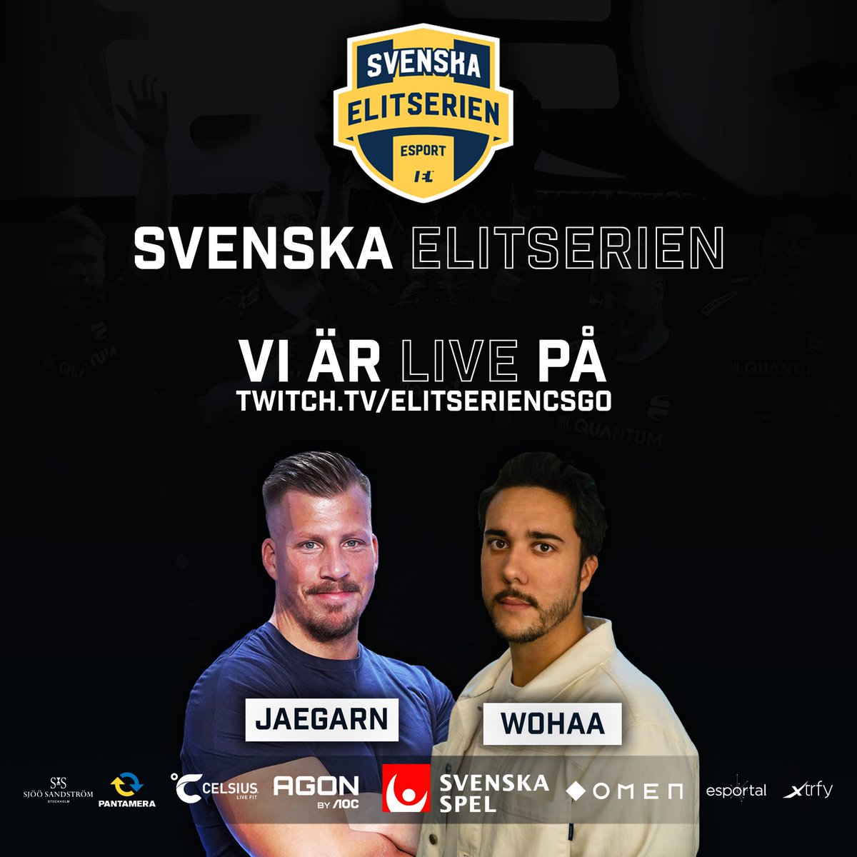 SECSGO's tweet photo. Vi har en fantastisk kväll framför oss! 😍

19:00 - @Lilmixgg mot #Vizer
20:00 - @LAWOOcs mot Young @NIPCS

Hoppa in på https://t.co/hY6GuJjoqe och säg hej till @JAEGARNS och @w0haa1 👏 #SECSGO https://t.co/HGv6sU1rXt
