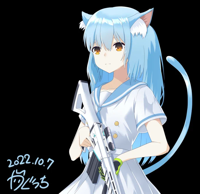 というわけで、ブルアカ塗り…と言えるレベルまでいくのが、いかに困難かを思い知らされました。もっと精進しなきゃ!えー、あゆちゃん。勝手にモデルに使ってゴメンねw  