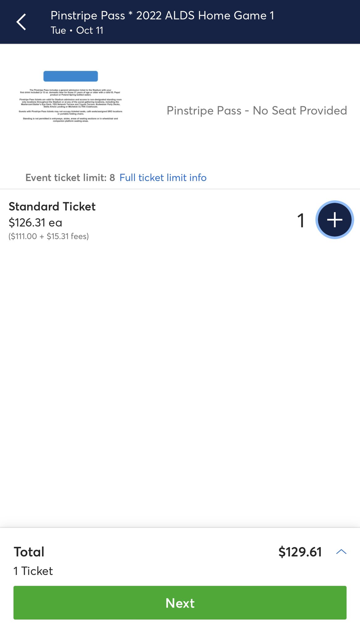 Keith McPherson on Twitter "Yankees Pinstripe Pass https//t.co