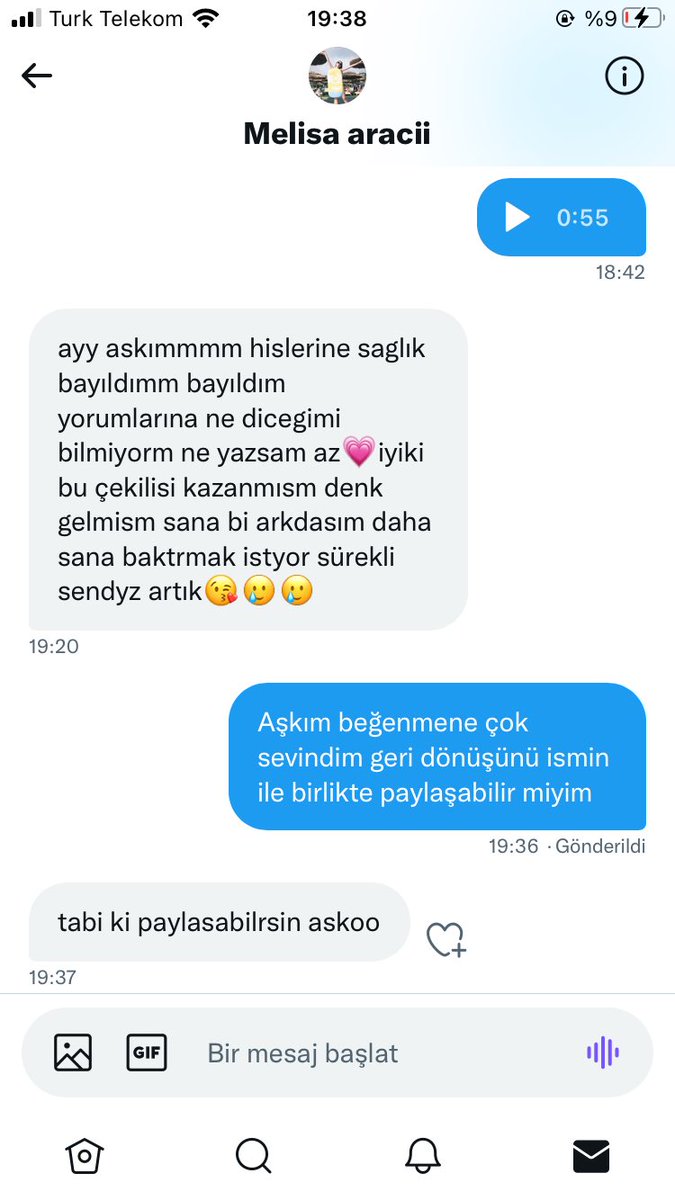 Normalde isim ile birlikte paylaşım yapmıyorum Melisa çekilişe katıldığı için zaten ismi sayfamda vardı kazandı diye bu yüzden ismi ile birlikte paylaşmak istedim sayfam yeni olduğu için duyulmak adına böyle çekilişler yapacağım takipte kalın aşklarım 💕🌸✨🍀🤩