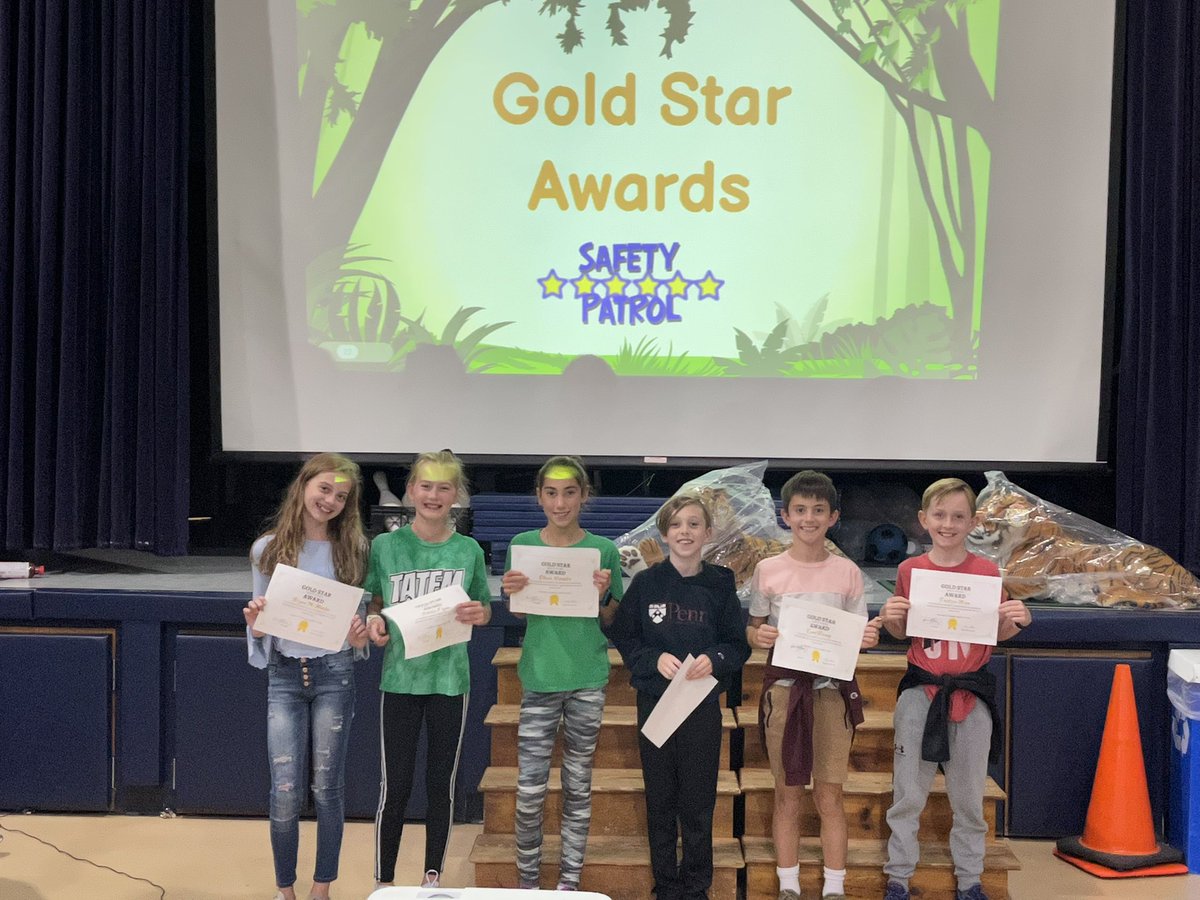 September’s Best Self Award Winners and Safety Patrol Gold Star Winners we’re celebrated at the Community Meeting.