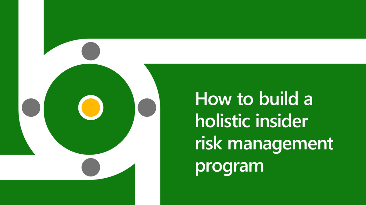 Managing insider risk is about having the right people, processes, training, and tools. 

Learn the five key characteristics of a holistic program and best practices in our Insider Risk report: msft.it/6018dJ6H6 #RiskManagement #InsiderRisk