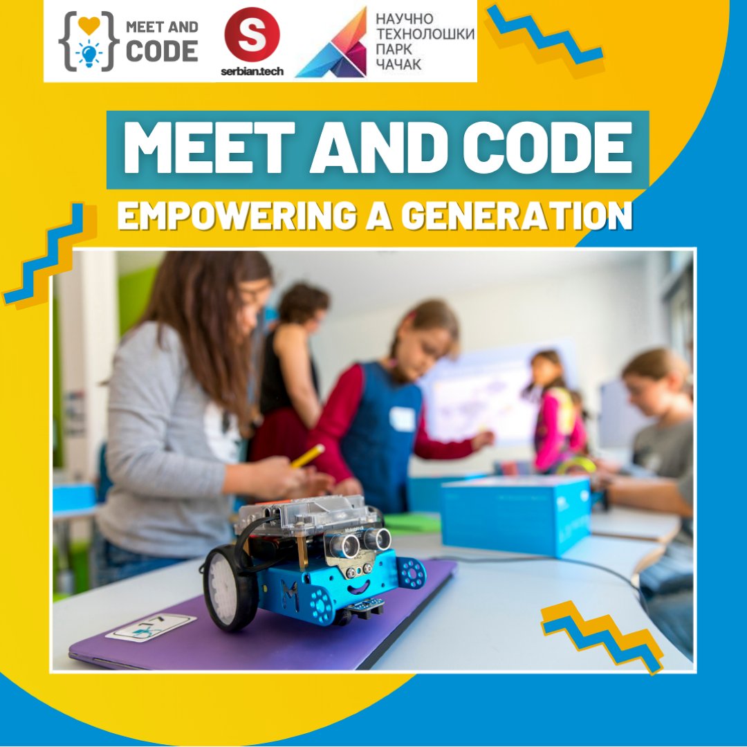 Robo karavan je spreman, a prva stanica je Čačak.

Sada već tradicionalno u okviru evropske sedmice programiranja organizujemo radionice za mlade.

Pridružite nam se u Startup centru NTP Čačak u  subotu od 17h - 19h na radionici Lego robotike za mlade.