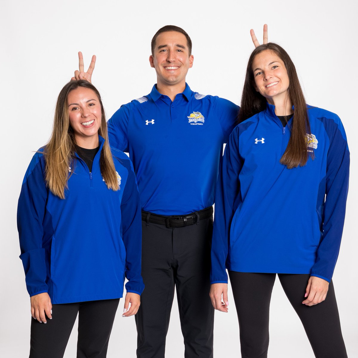 GoJacksVB's tweet photo. It's #NationalCoachesDay! We are so grateful for this staff! 🤩

#GoJacks 🐰 https://t.co/zbMmZO5GAS