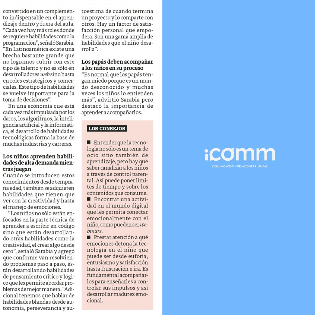 iCommRP's tweet photo. La tecnología es, sin duda, una gran herramienta que los niños pueden usar para desarrollar habilidades en el futuro.
Programas como #CrackTheCode lo saben y se han enfocado en acercarlas a los niños. Encuentra toda la información en @PublimetroMX https://t.co/YmitTex80i