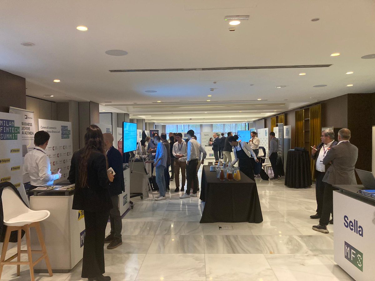 The_LHoFT's tweet photo. Where else were we today?
Milan, of course! For #MFS22! 🚀
#LHoFT's Luca Mancuso joined a panel on 'Jobs and Opportunities in the Finance Industry', alongside @matteorizzi of @FTSGroupEU, @mazzoleniivan of #Flowe and Annalisa Caccavale of @as_aifi.
#Fintech #Finserv #MFS https://t.co/sy6EPfZXii
