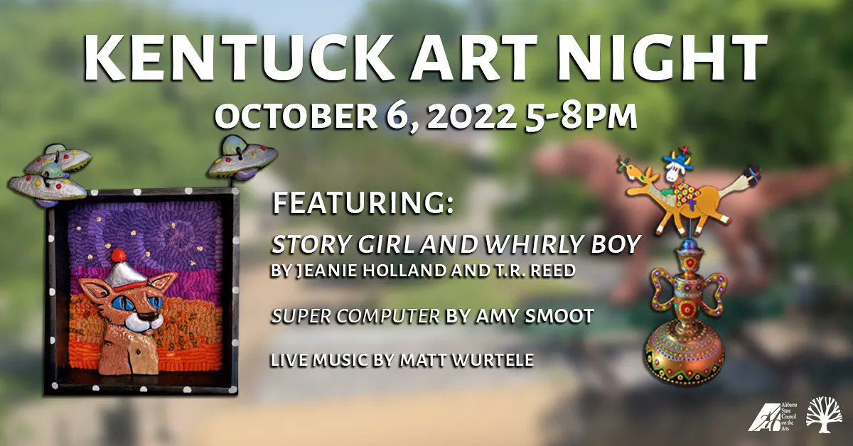 🖼 TONIGHT: Art Night at Kentuck 😁
October 6, 2022; 5-8pm; Free &amp; family friendly!!
​Details: buff.ly/2W2bnvs

<a href="/KentuckArt/">Kentuck Art Center</a>