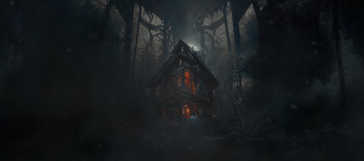 Artlandis's tweet photo. "the cabin in the woods"
// Smart Nightmares (Incubi Intelligenti) 
#Halloween celebration made with @midjourney + #Photoshop 

#aiversusarts #aiart #aiartcommunity #AIArtwork #aiartist #Artlandis https://t.co/ggNuMJ5bwH