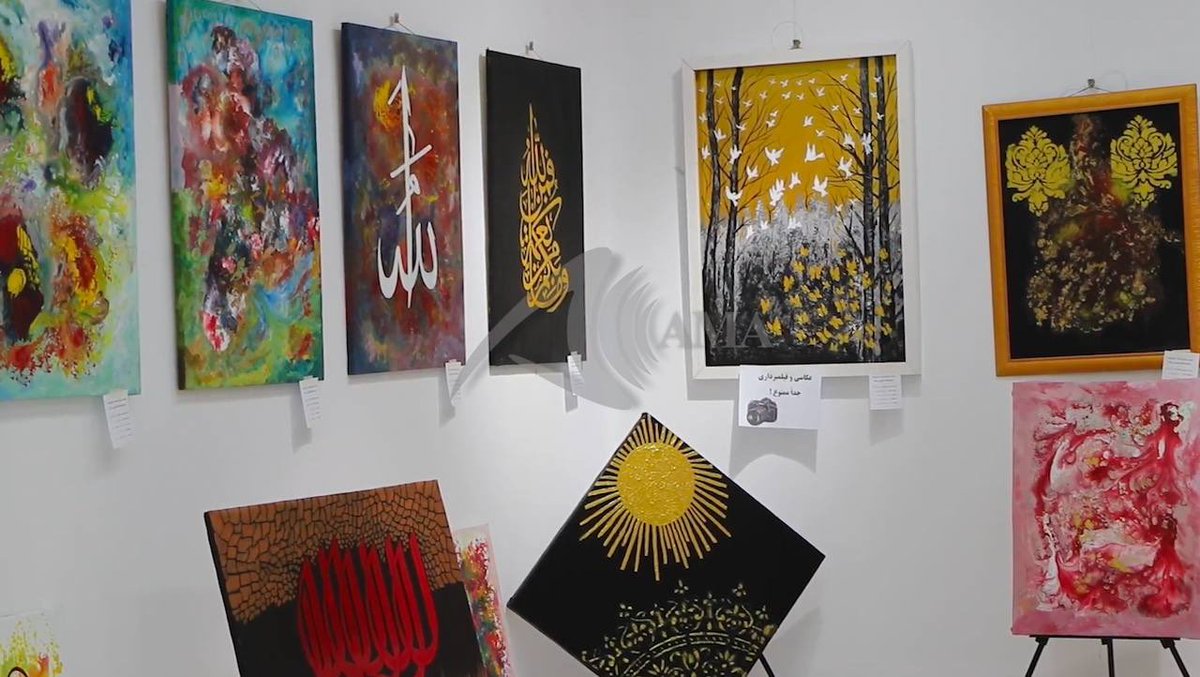 AgencyAfghan's tweet photo. Women held modern, Islamic artwork exhibition in Herat province of Afghanistan 

Afghanistan-October 06: Women displayed 160 pieces of modern, Islamic artwork during an exhibition in Herat, Afghanistan, on October 05, 2022. Afghan Multimedia Agency https://t.co/UTO83rLypr