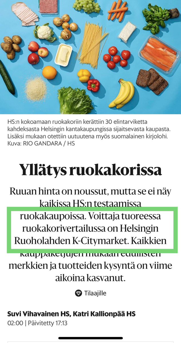 Taas yksi syy lisää käydä ruokaisassa K-Citymarket Ruoholahdessa. On muuten myös huikea sushipiste ja PH7 leivokset 🔥