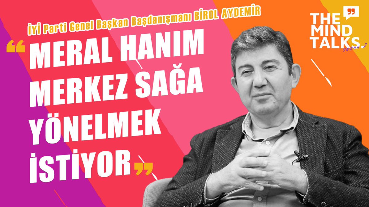 Yeni sezonumuzun ilk programında İYİ Parti Genel Başkan Başdanışmanı Birol Aydemir’i konuk ettik. Çocukluğundan üniversite yıllarına, bürokrasiden siyasi hayatına, biraz da çok sevdiği Galatasaray hakkında muhabbet ettik. 

İyi seyirler dileriz. :)

youtu.be/9R5NaUwCS-k