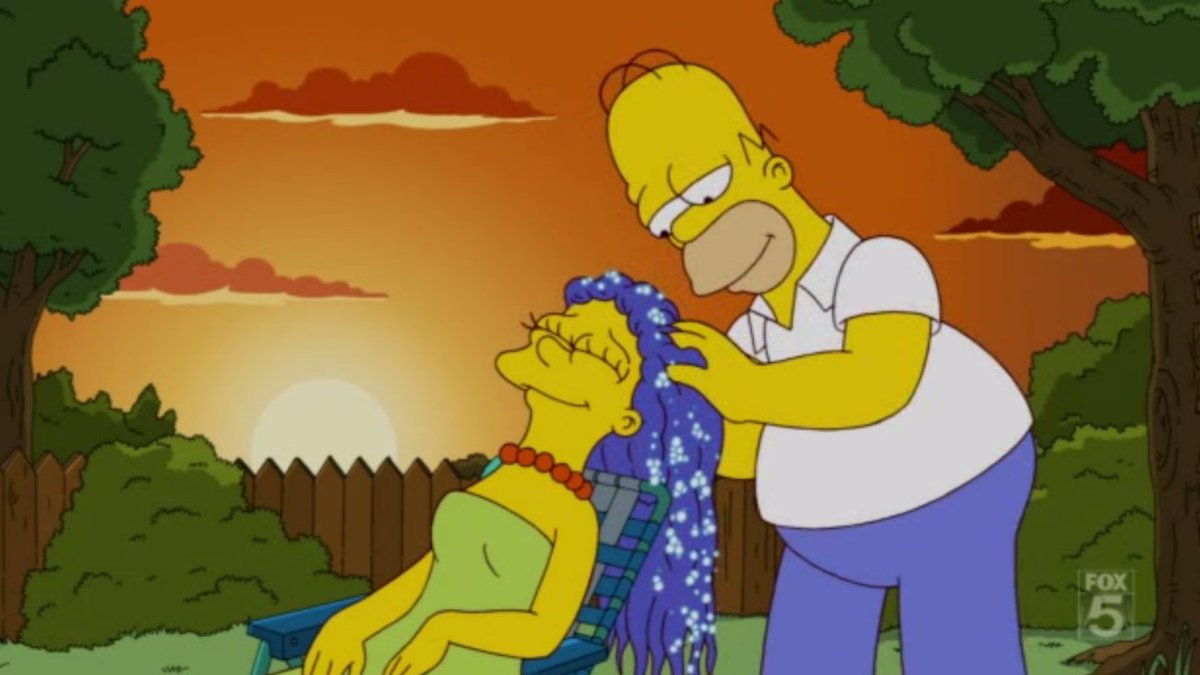 Hectorisfunny's tweet photo. Cute ending. #SimpsonsSundays https://t.co/CAvsvRA8Mi